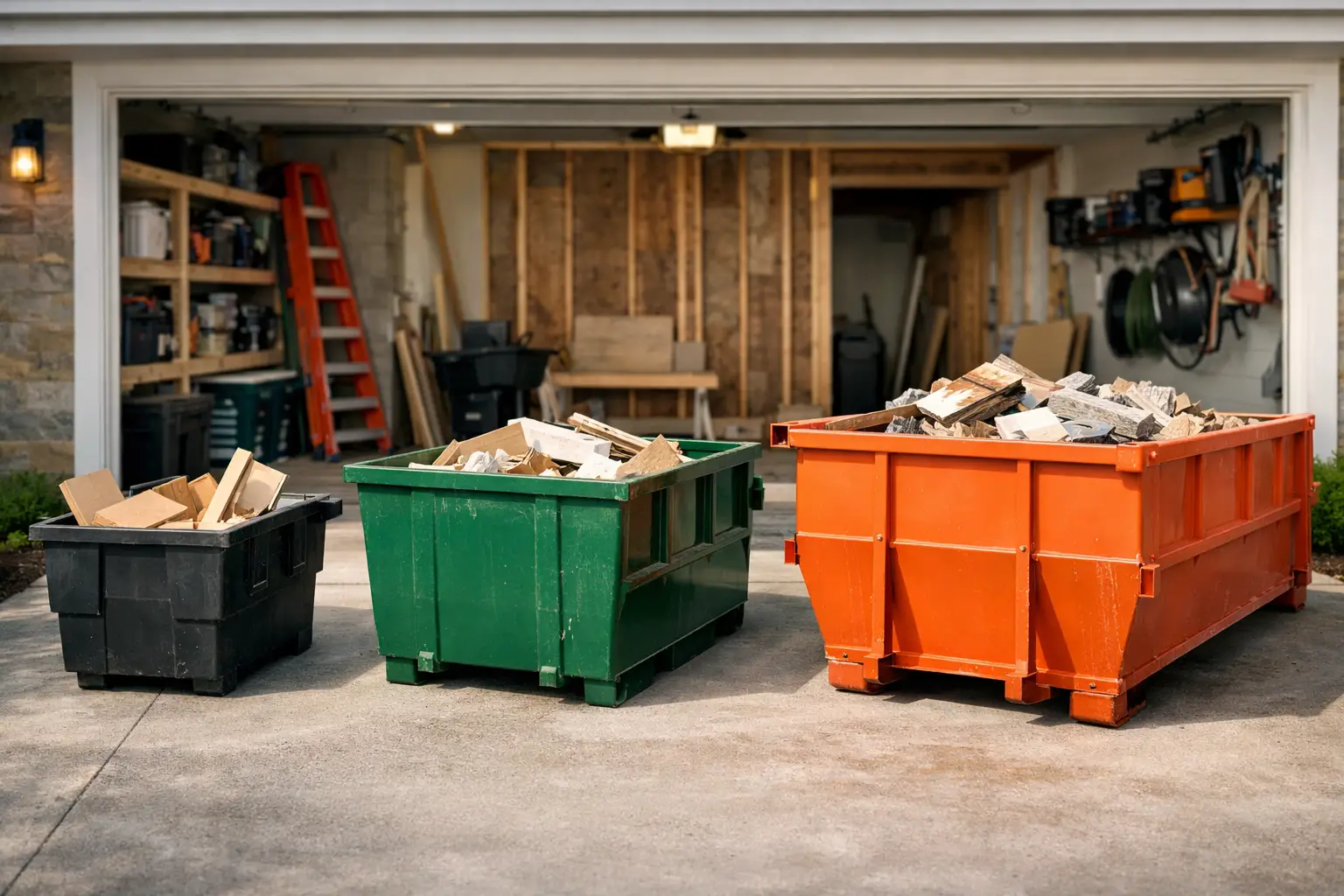 Best Bins for Garage Renovations by Project Size
