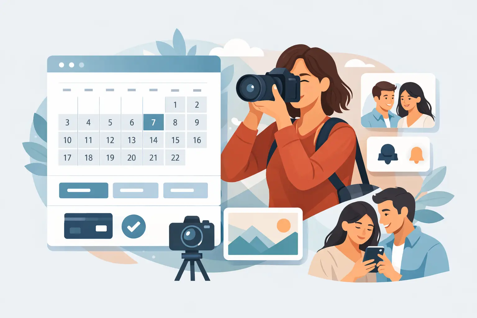 Photographer Booking Page Example That Converts