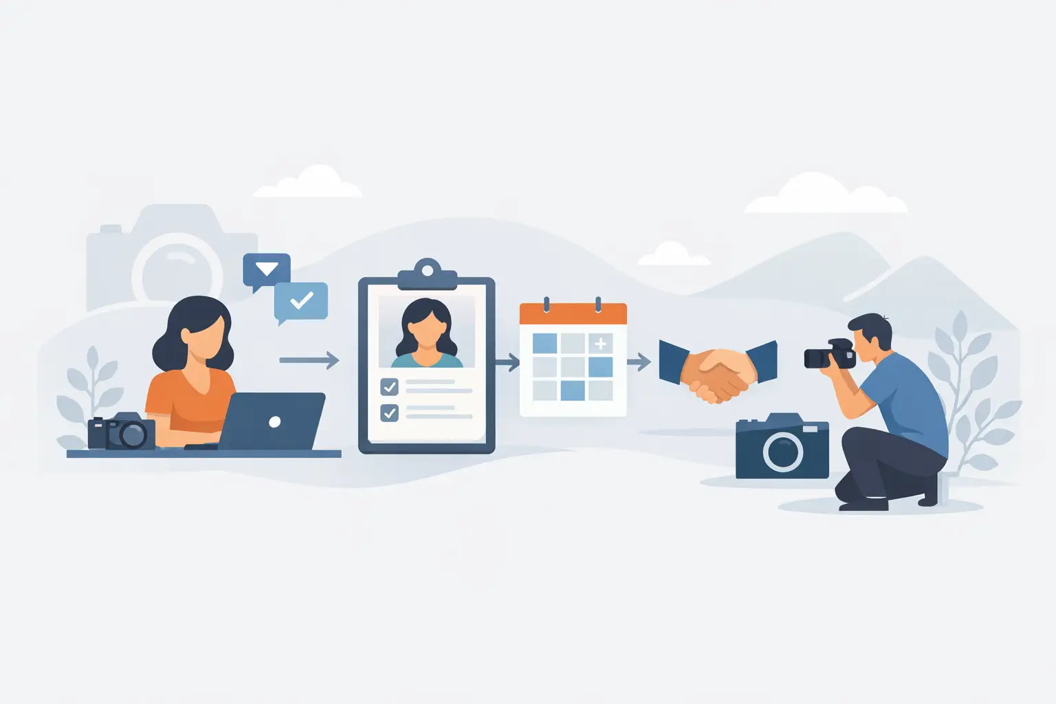 Client Booking Flow for Photographers