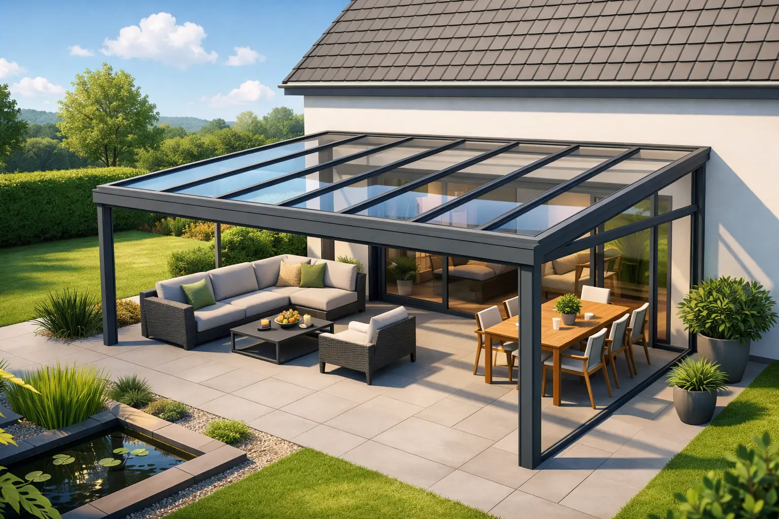 Aluminium veranda op maat voor uw woning