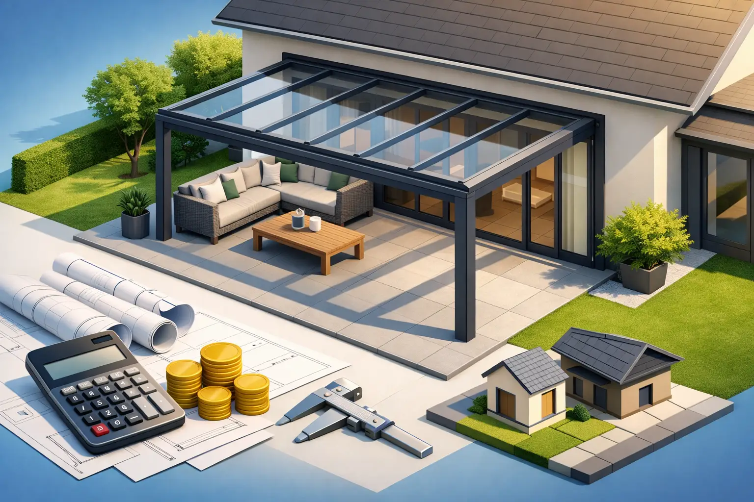 Wat kost een aluminium veranda op maat?
