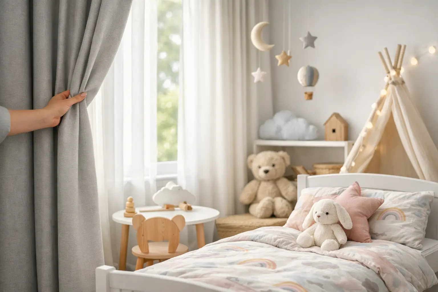 Vorhang Kinderzimmer richtig auswählen