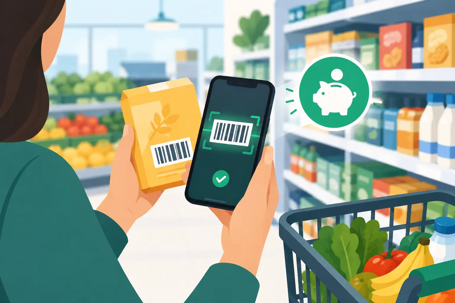 How to Scan Grocery Barcodes in Store and Save