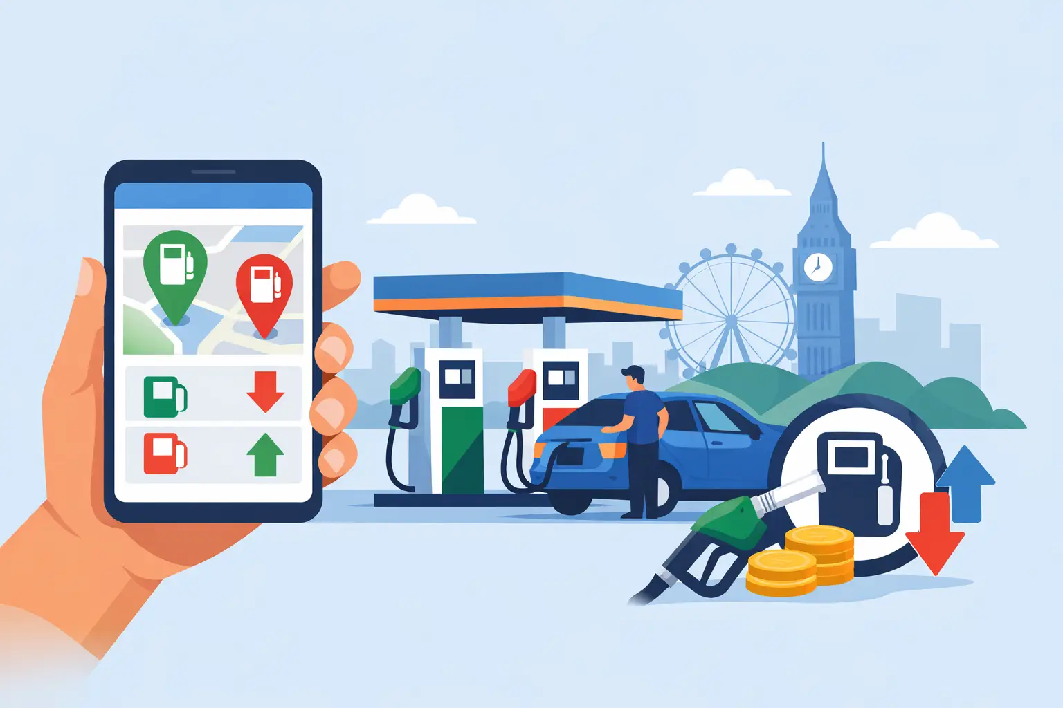 Petrol Price Comparison App UK for Cheaper Fills