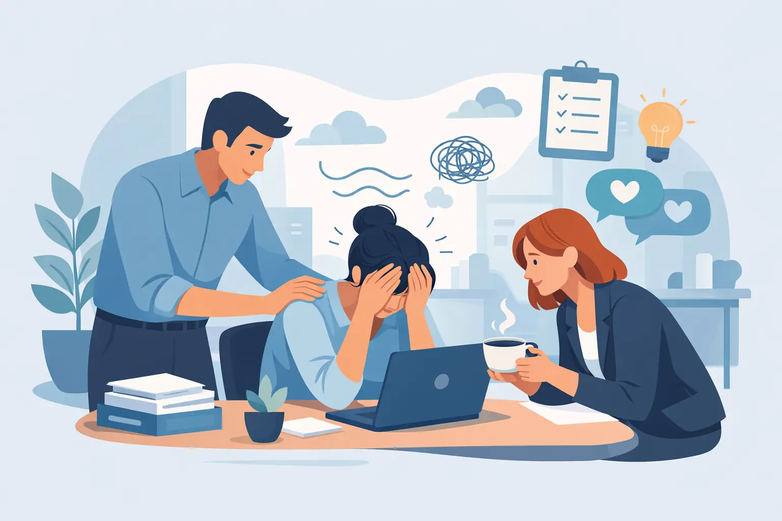 How to Support Stressed Employees at Work
