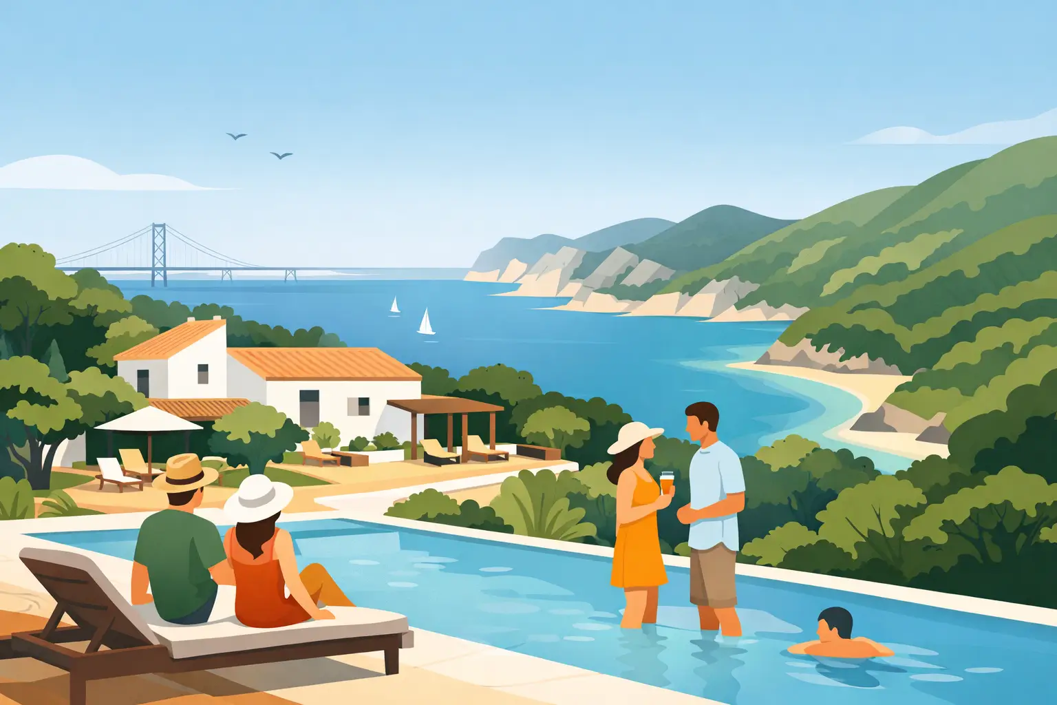 Group Accommodation Near Lisbon That Feels Private