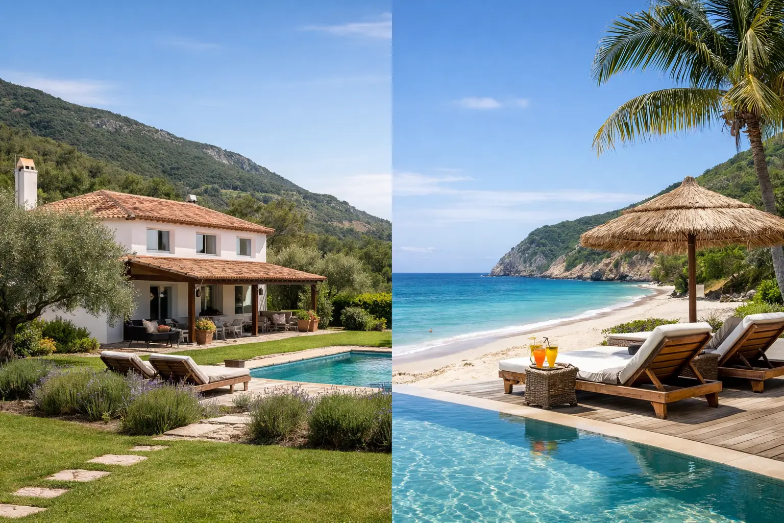 Countryside House or Beach Resort?
