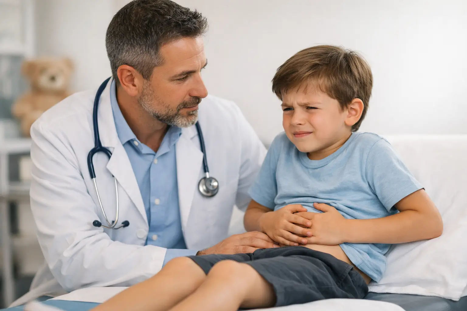 Dolor abdominal infantil: cuándo preocuparse