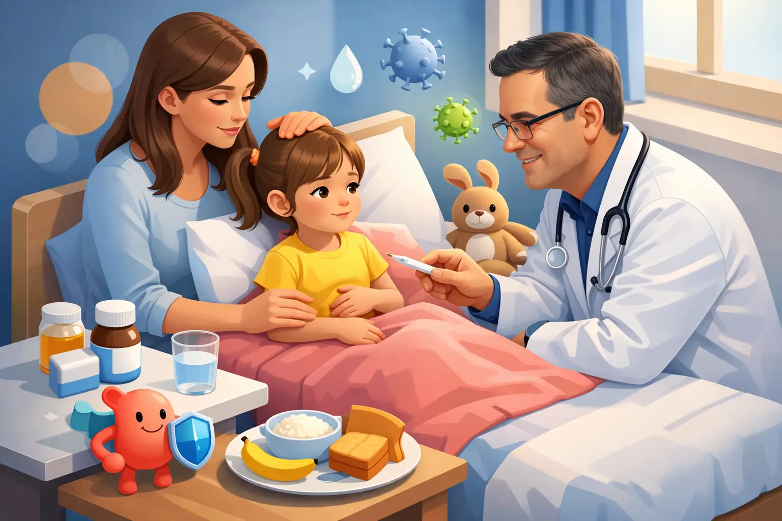 Cómo cuidar gastroenteritis infantil leve