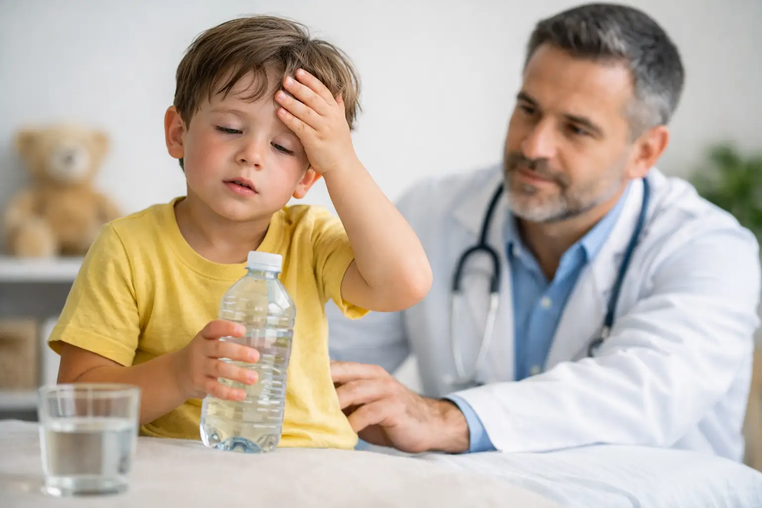 Síntomas de deshidratación en niños