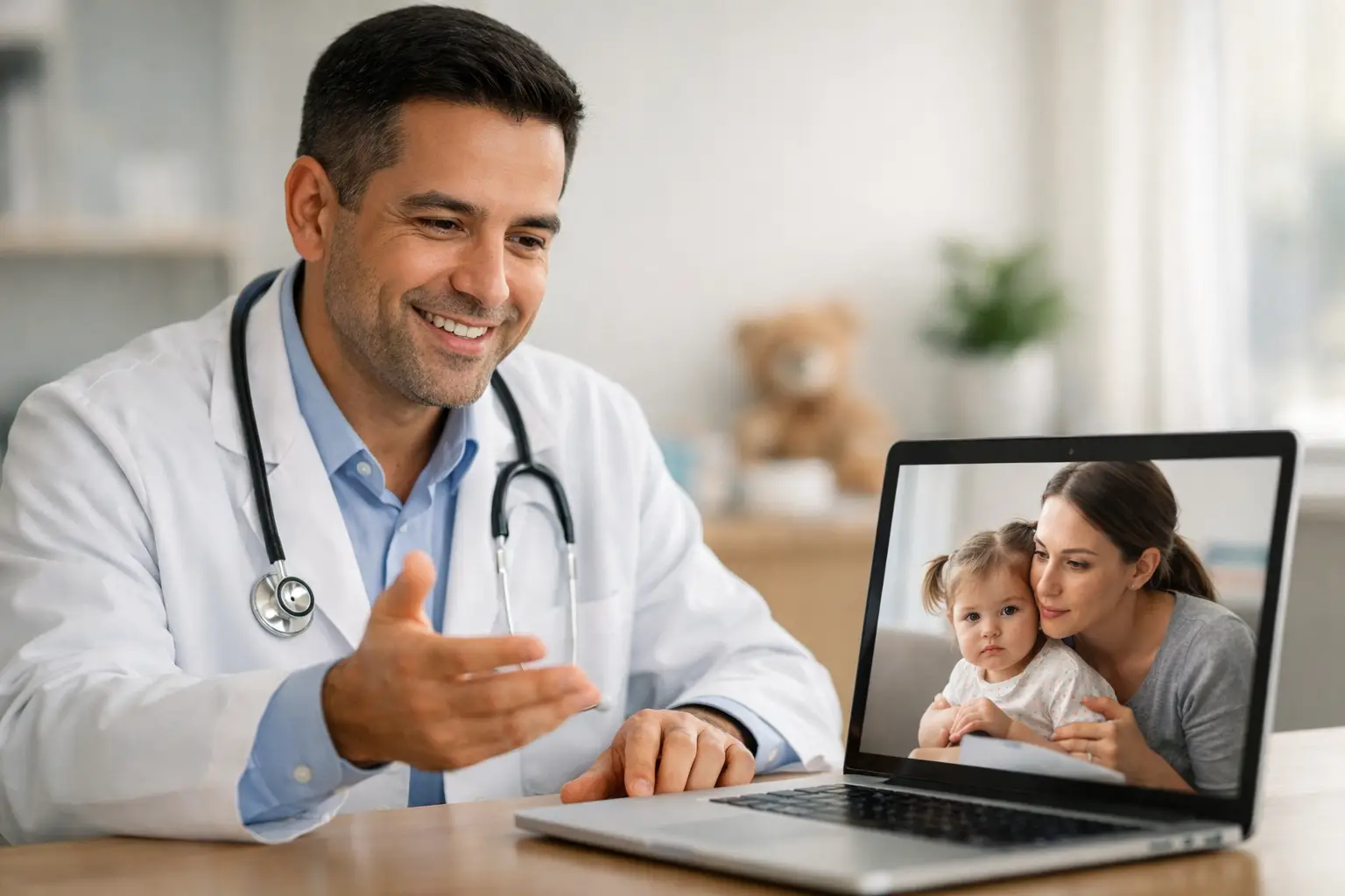 Pediatra en línea: cuándo sí y cuándo no