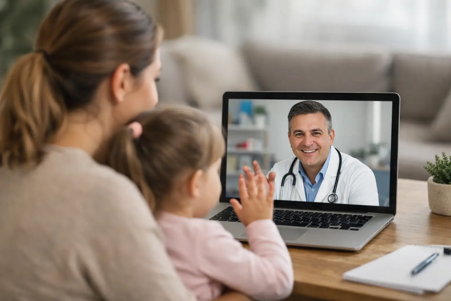 Consulta pediátrica por videollamada: cuándo sirve