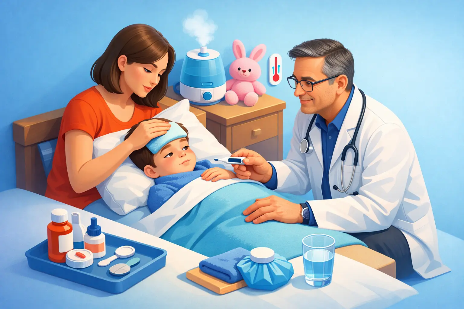 Cómo bajar fiebre infantil de forma segura