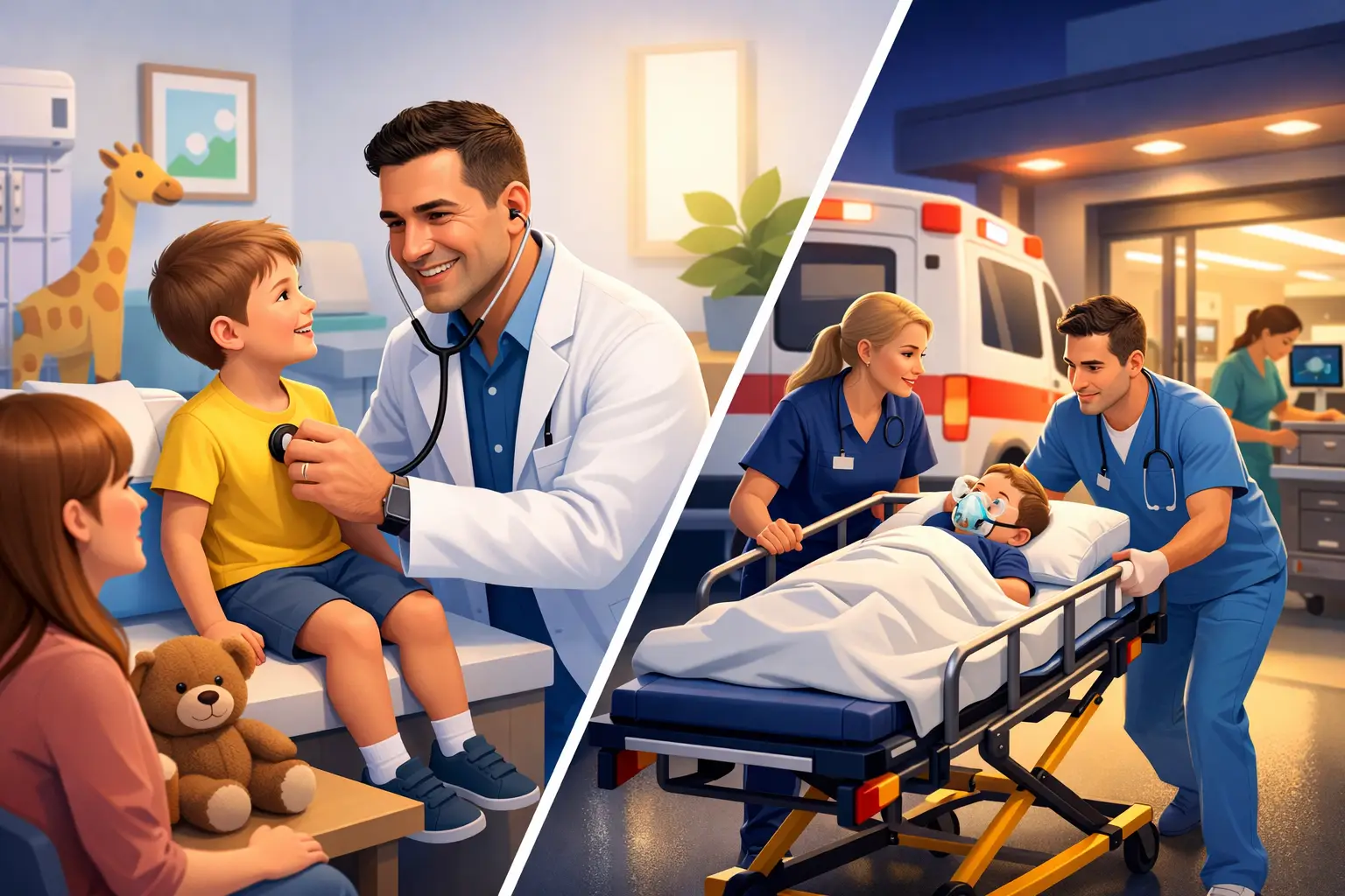 Pediatra particular o urgencias hospitalarias