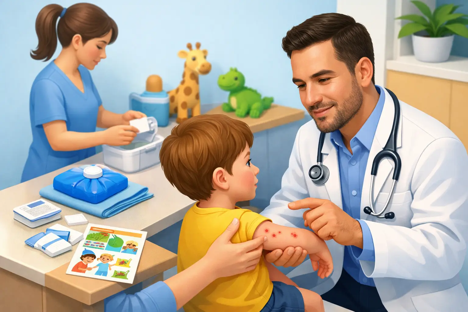Picaduras de insectos en niños: qué hacer