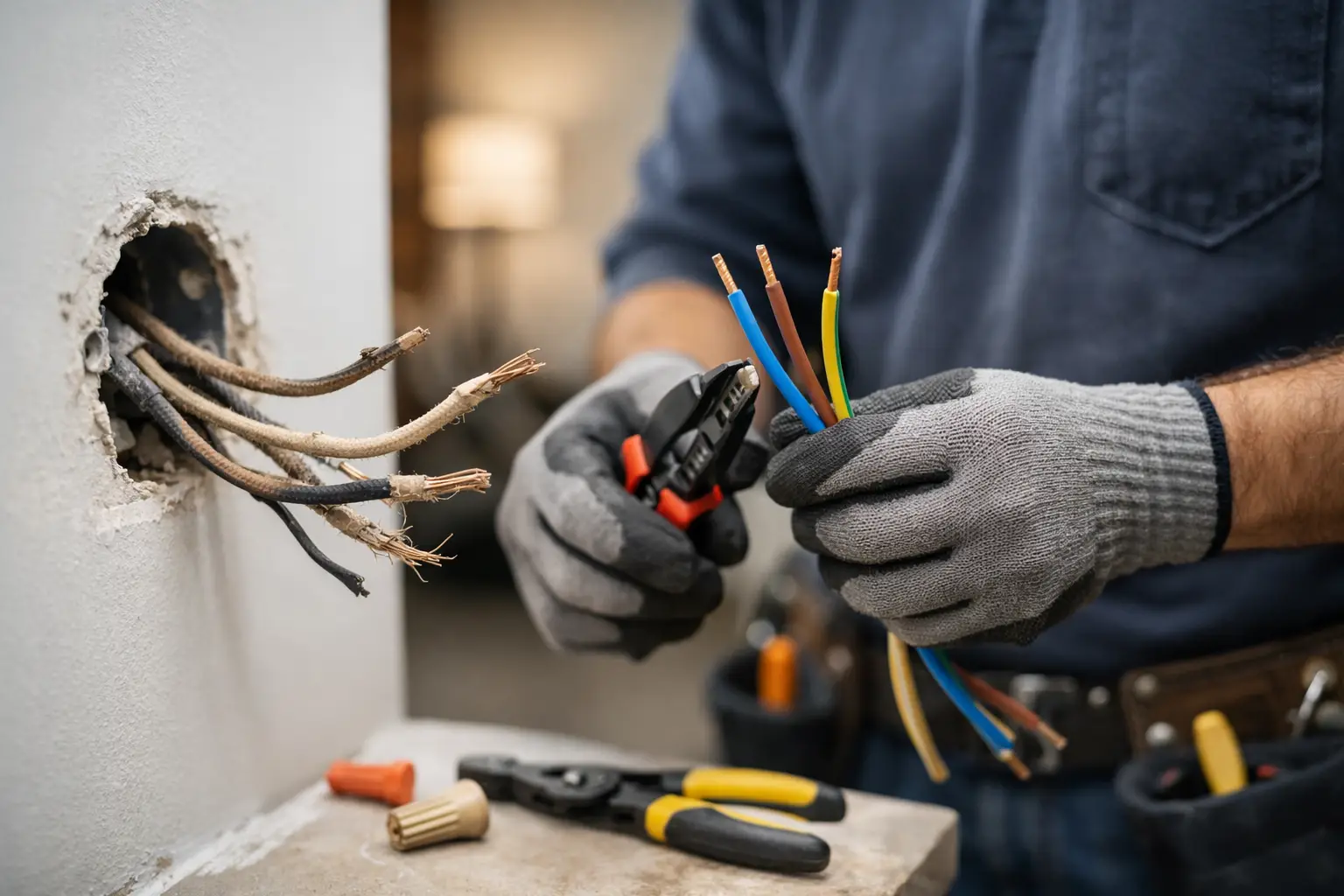 Verouderde bedrading vervangen in uw woning