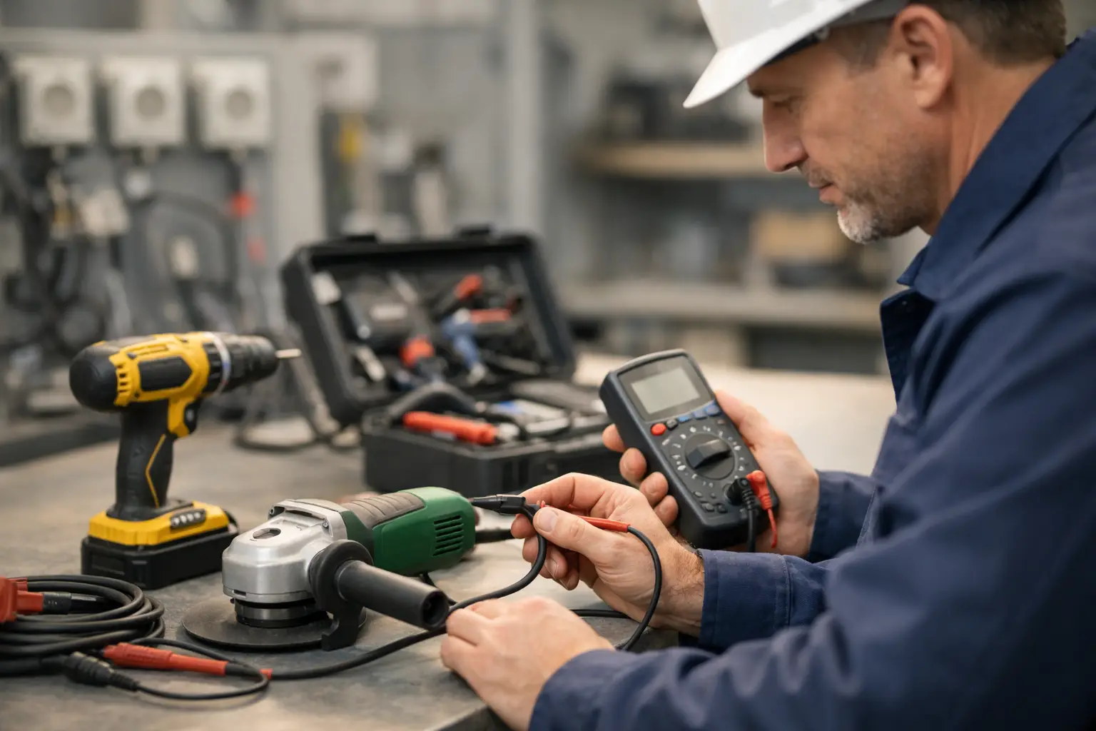 Wie keurt elektrische arbeidsmiddelen veilig?