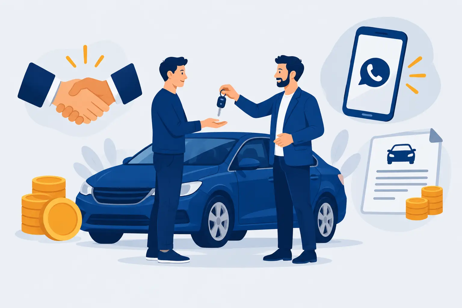 Taxa de pagamento na venda de carro particular