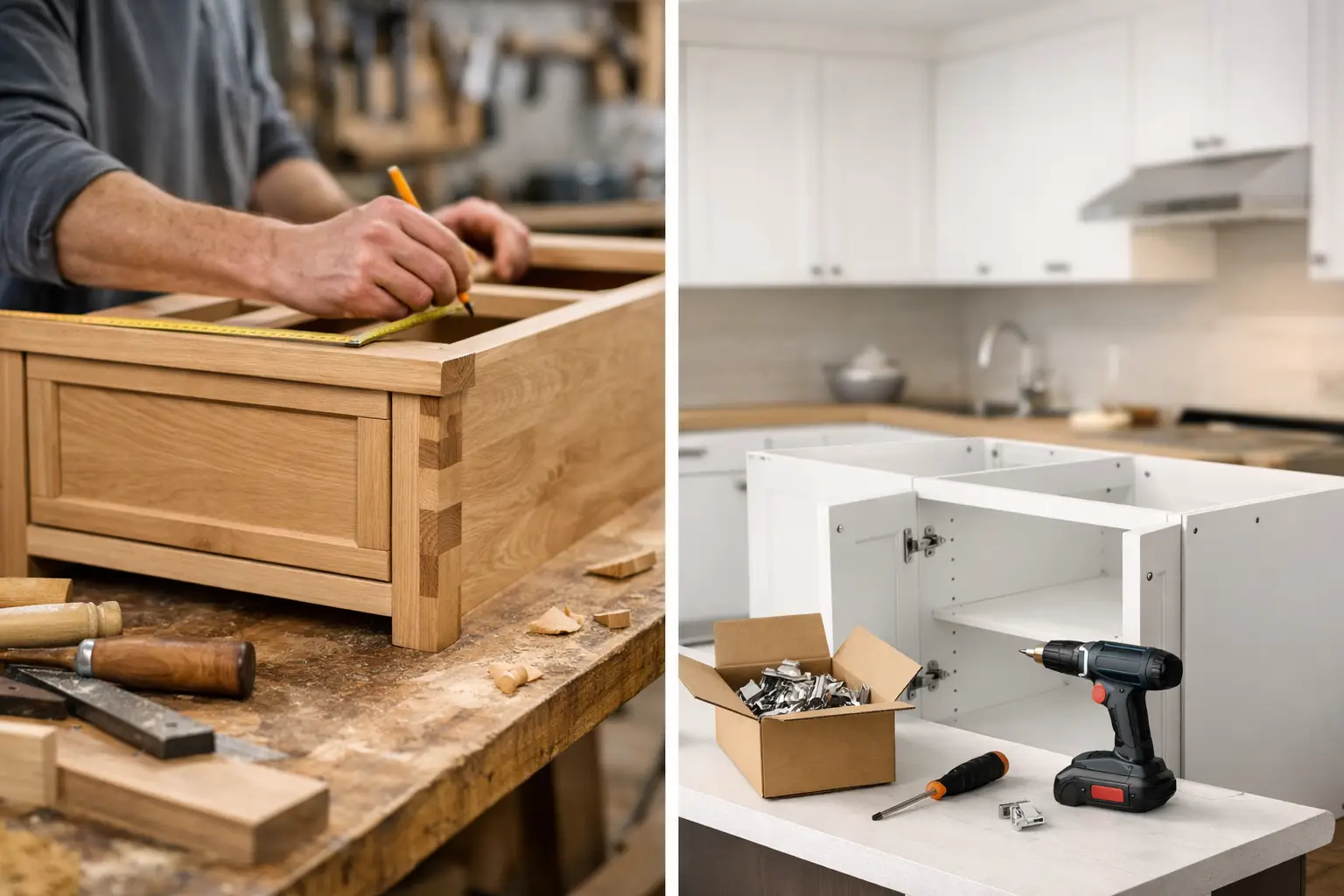Custom Cabinetry vs Prefabricated Systems