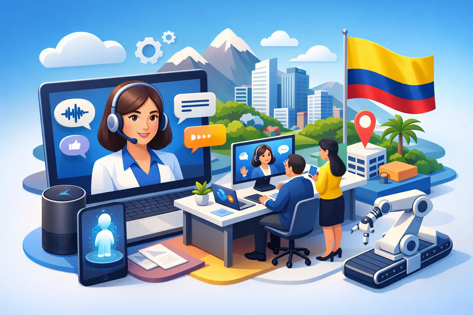 Asistentes virtuales Colombia para empresas