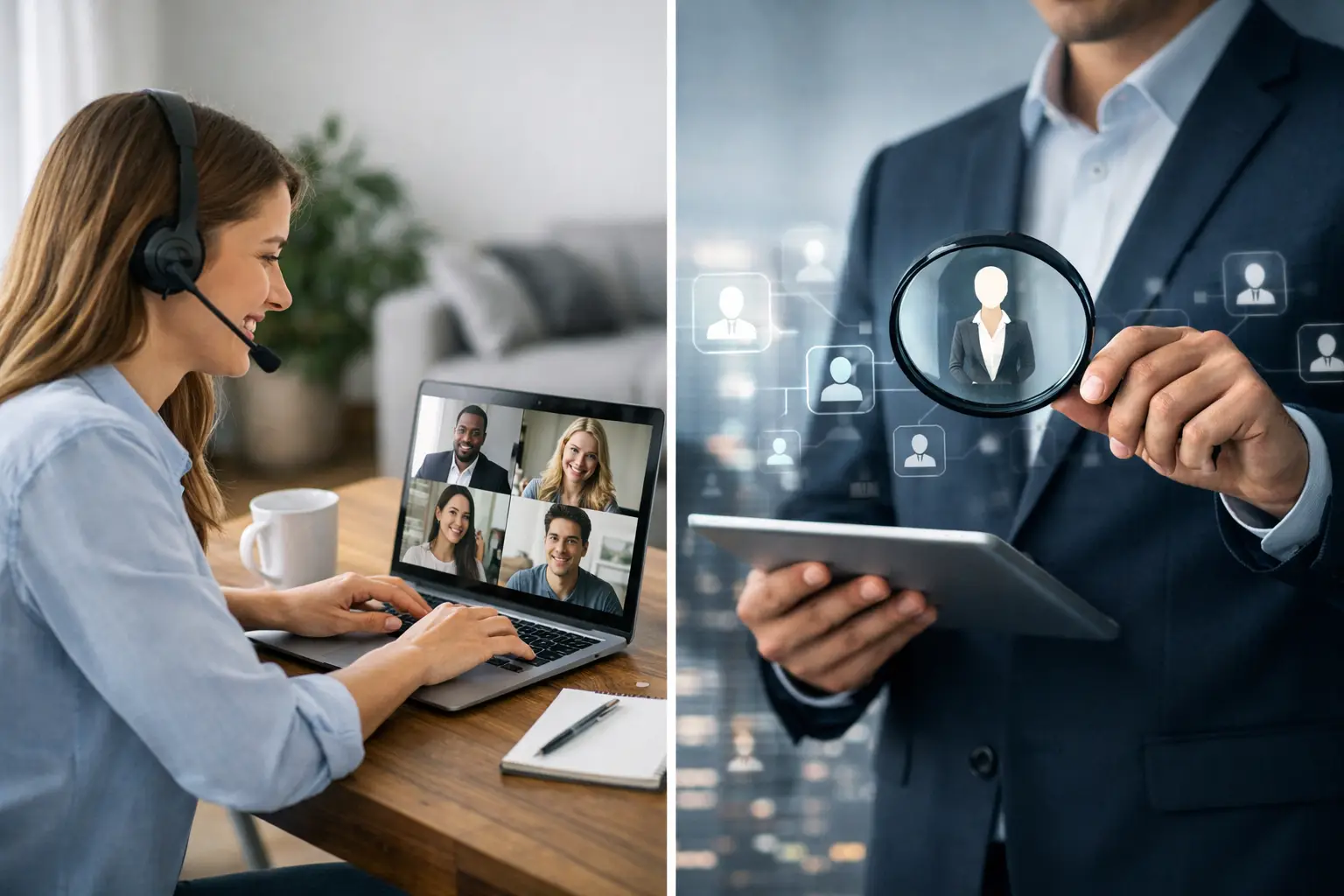 Reclutamiento remoto vs headhunting digital