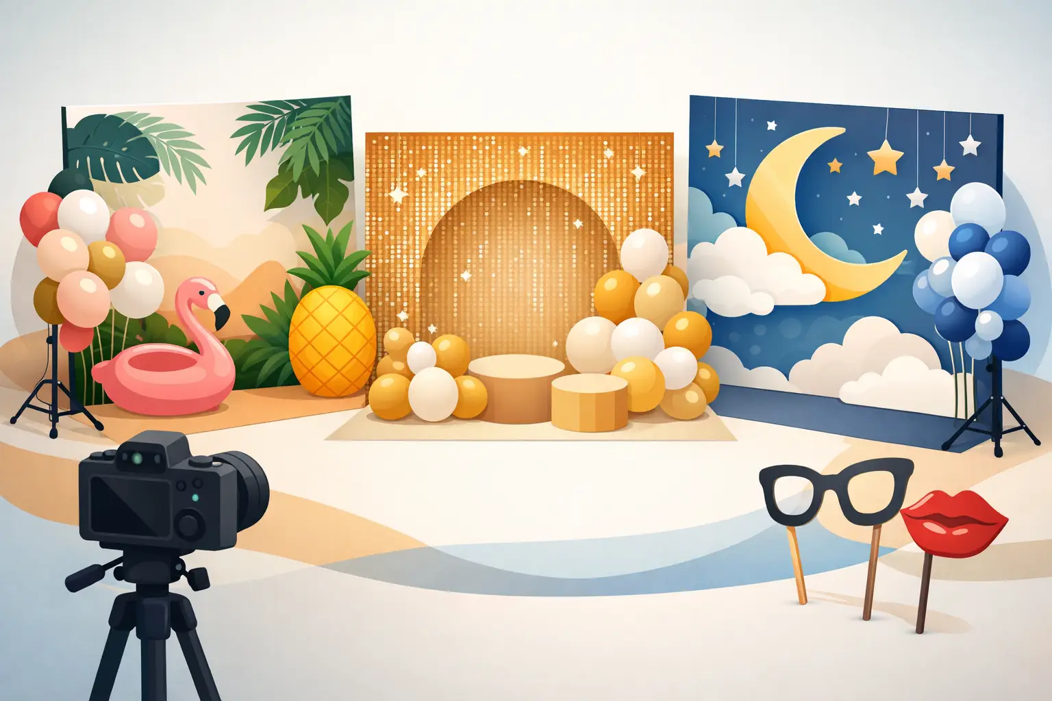 Custom Photo Booth Backdrop Ideas That Pop