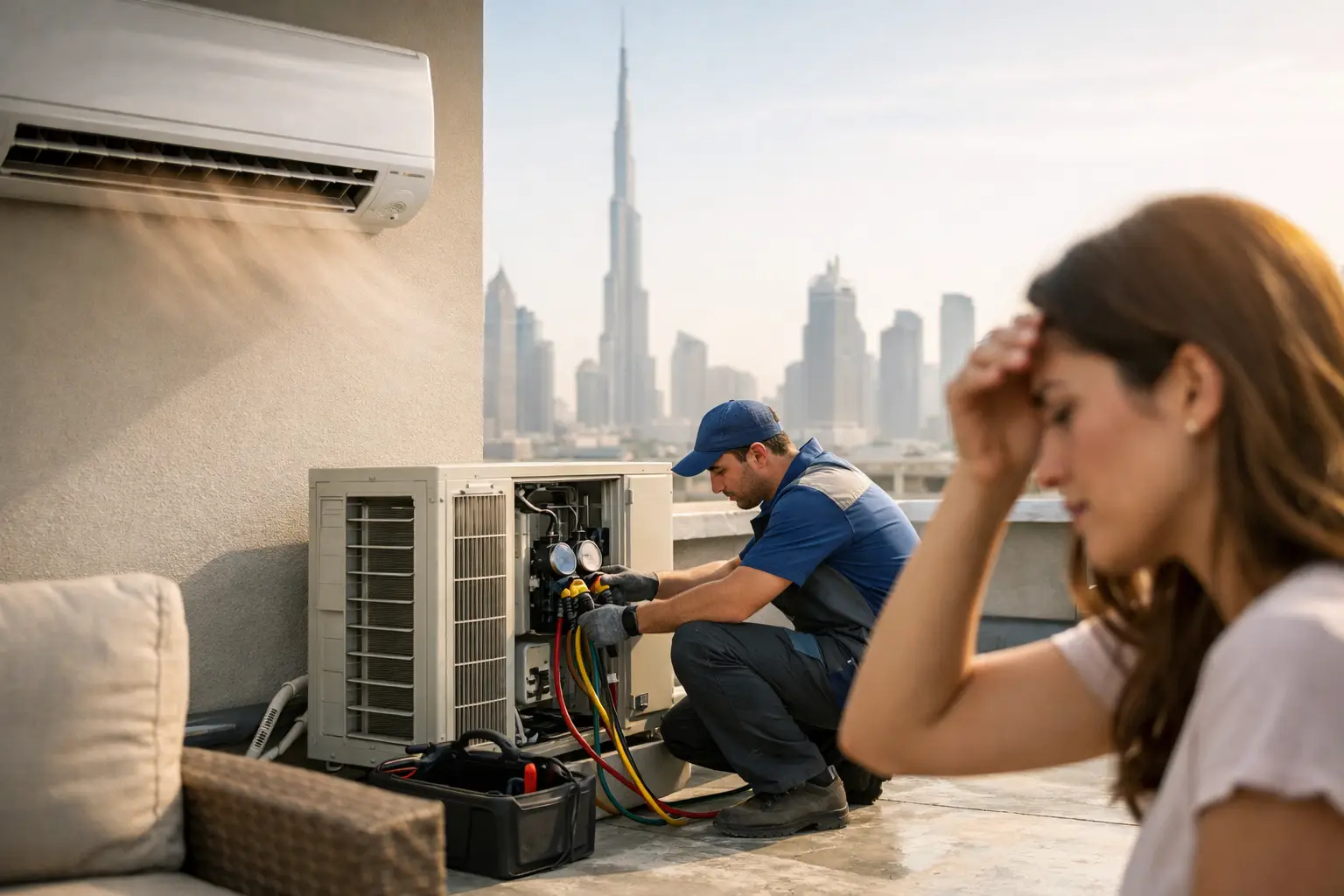 24 Hour AC Repair Dubai When Cooling Stops