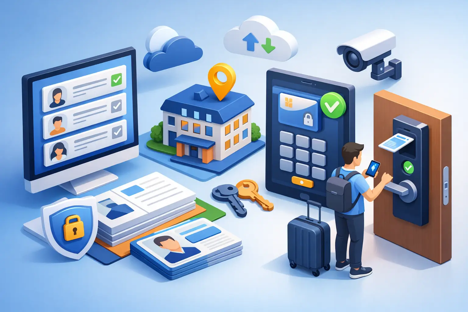 Schedine alloggiati e self check-in