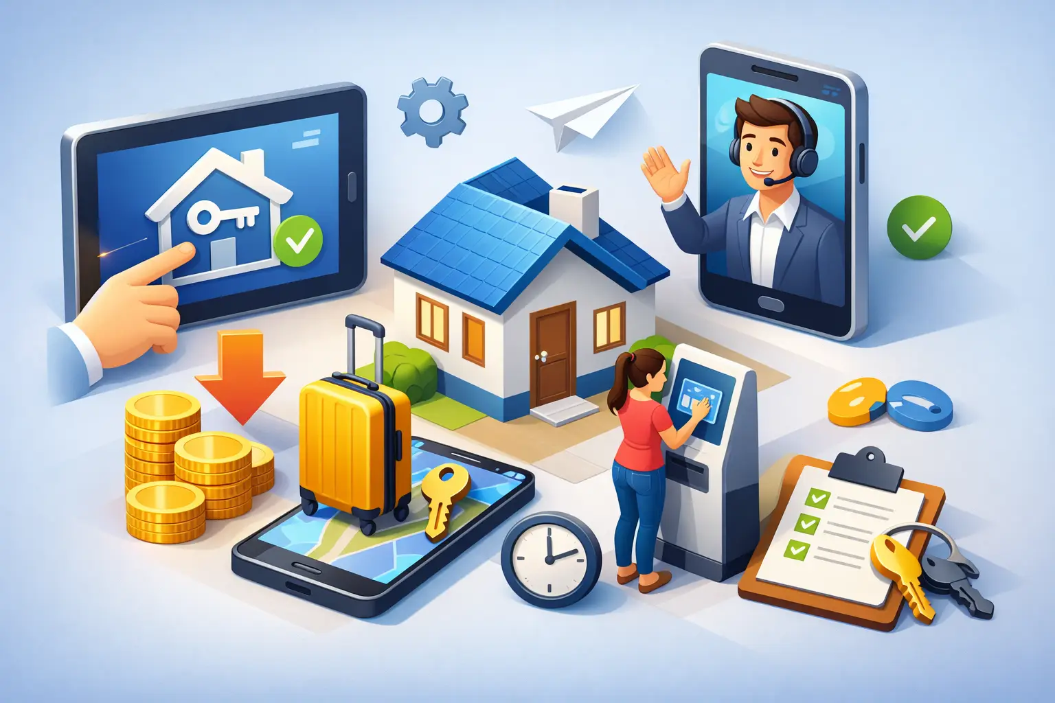 Come ridurre i costi check-in affitti brevi