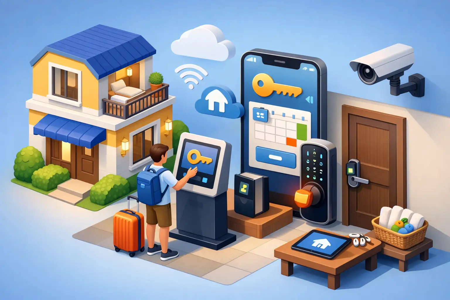 Come funziona il self check-in in B&B