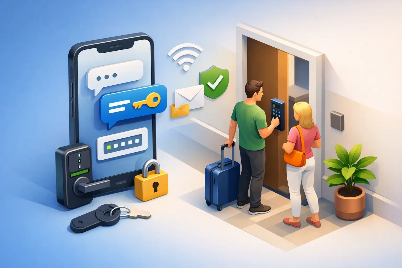Invio codici accesso ospiti SMS: come farlo bene