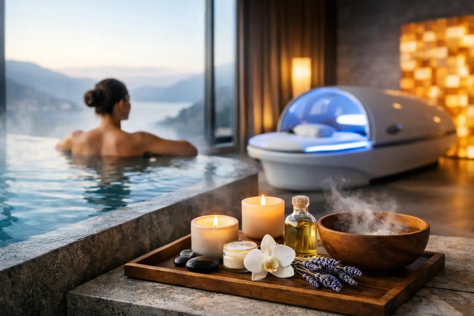 Trend spa multisensoriali di lusso e longevità