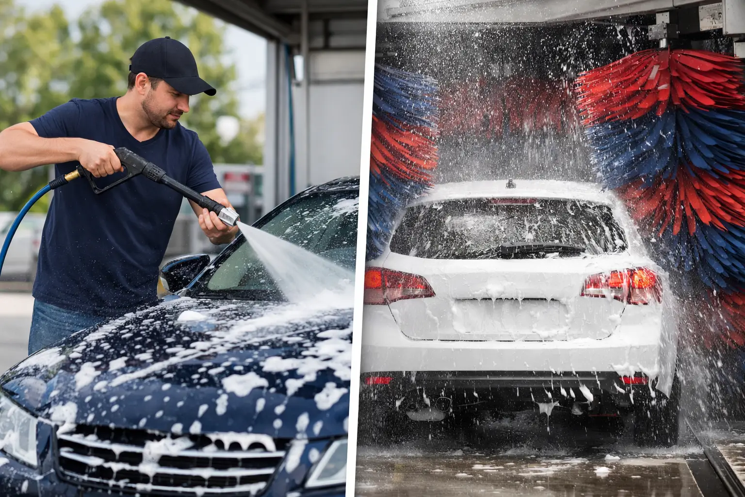 Self Serve or Automatic Wash: Which Fits?