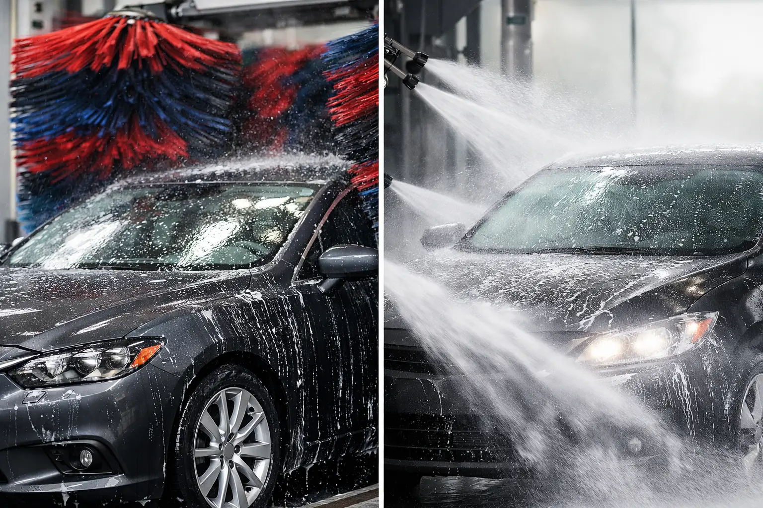 Automatic Car Wash or Touchless Wash?