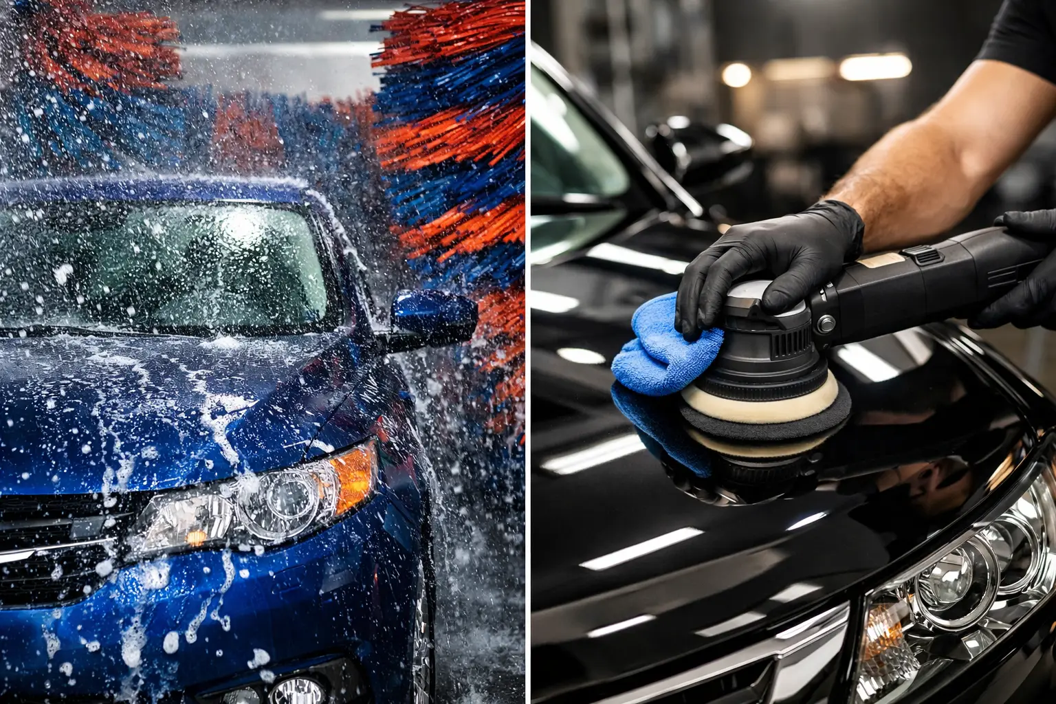 Automatic Wash Versus Detailing for Your Car