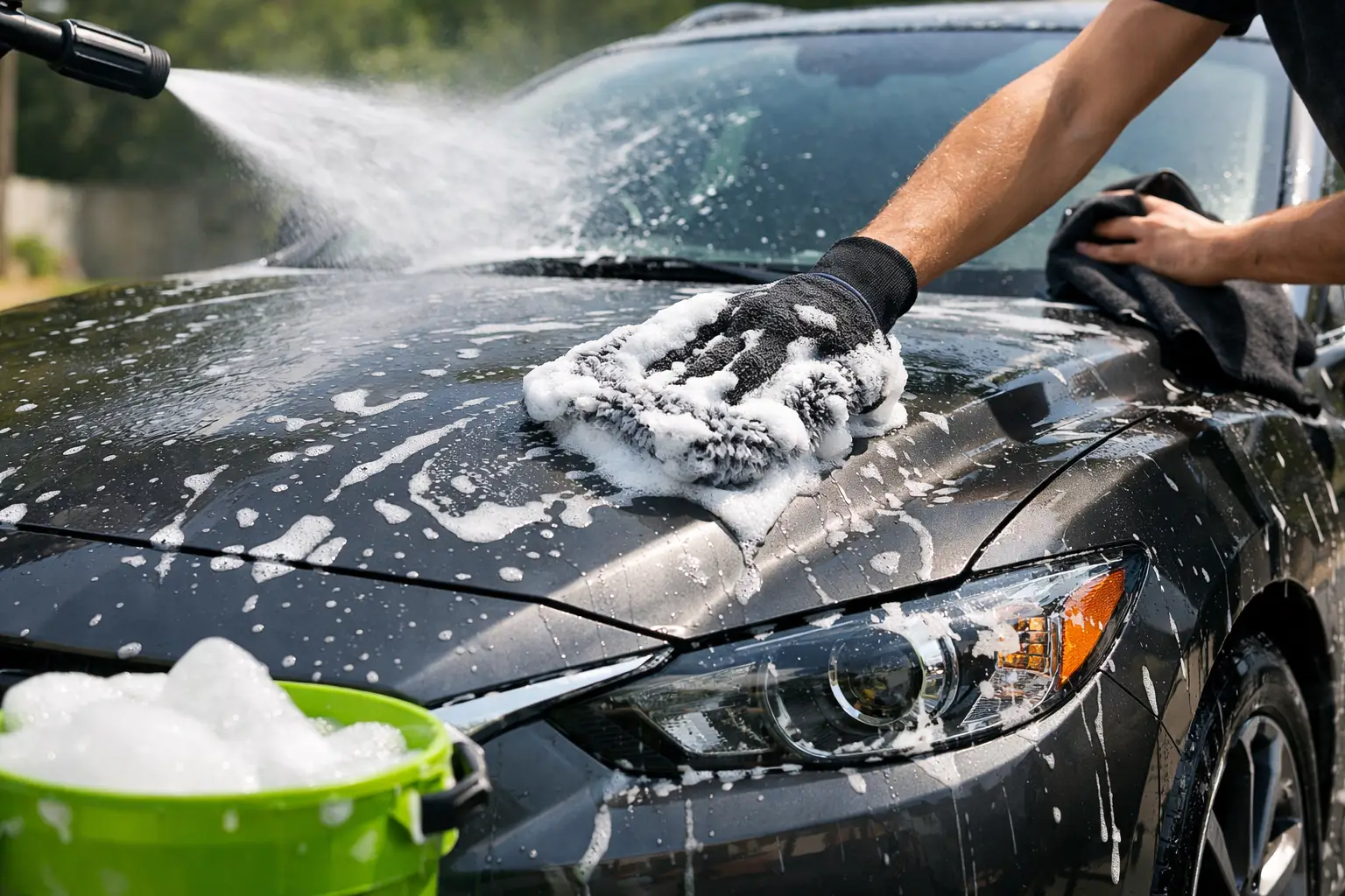 How to Wash Car Fast Without Cutting Corners