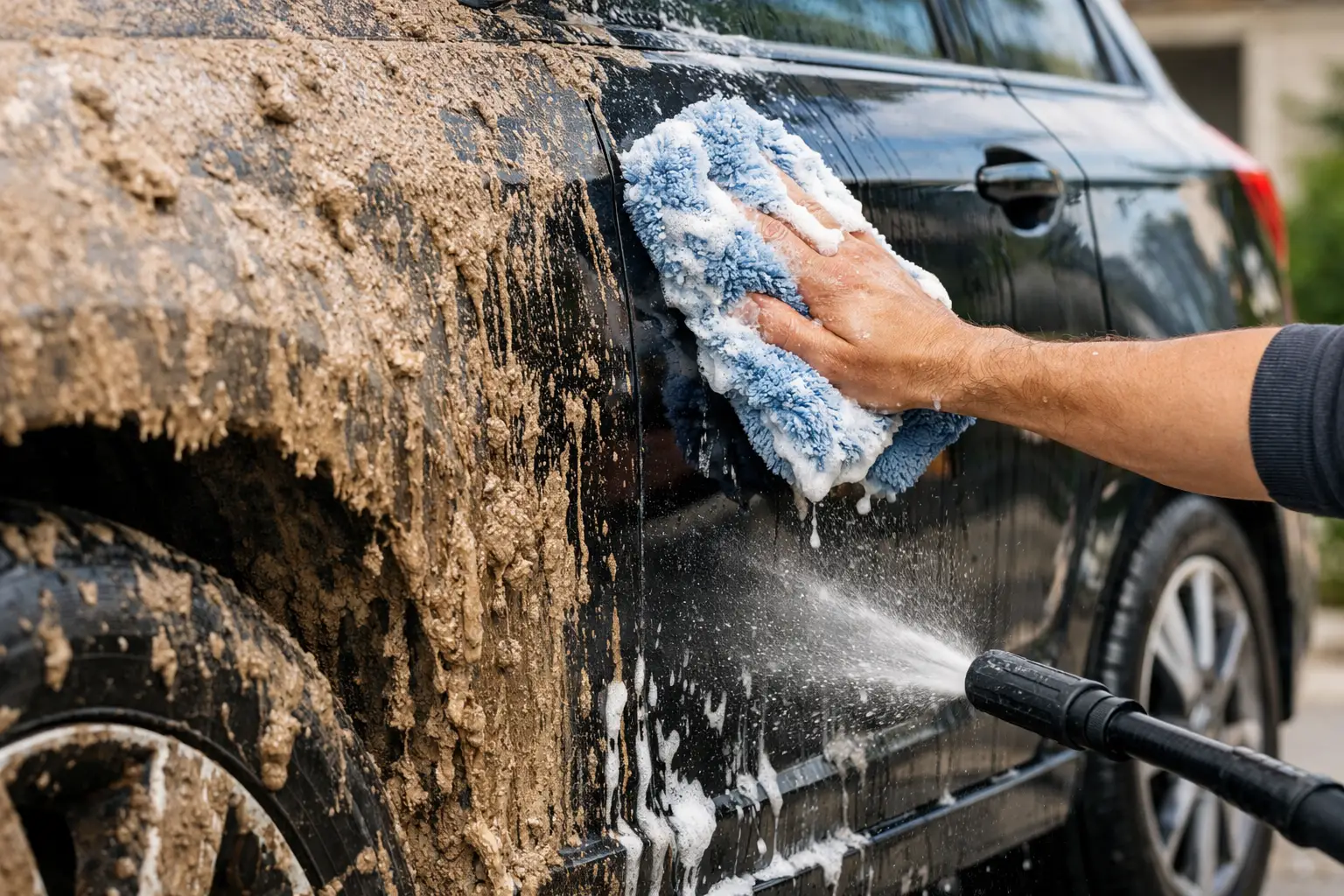 How to Clean a Muddy Car Without Scratching It