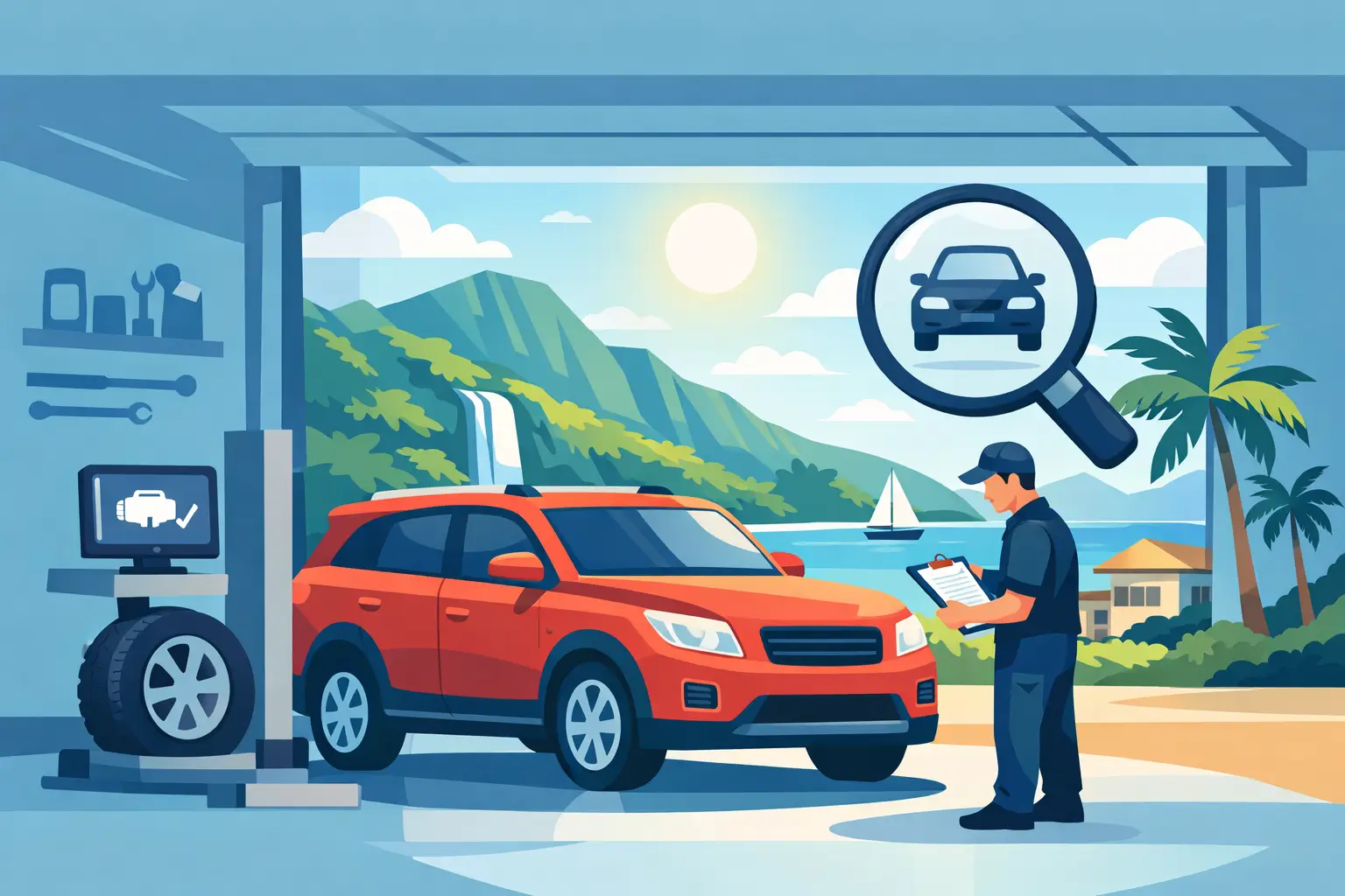 Hawaii State Vehicle Inspection Near Me in Lihue