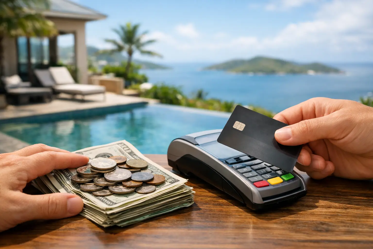 Cash Versus Card Deposits for St. Thomas Rentals