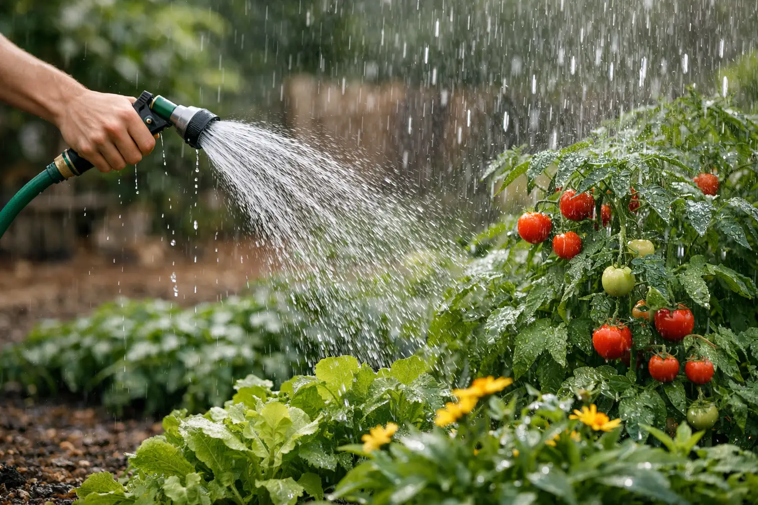 When to Stop Watering Garden When Raining