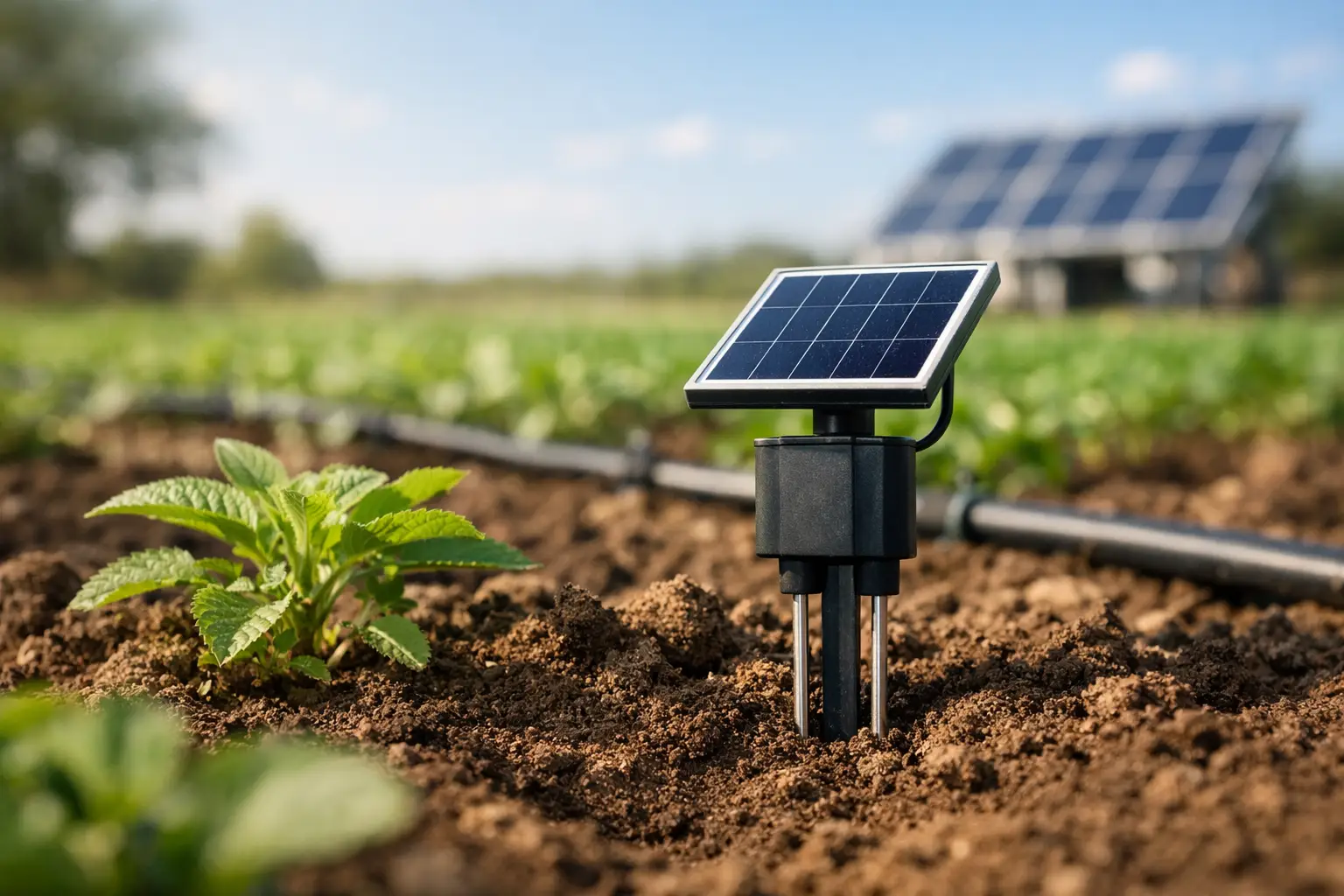 Solar Powered Soil Moisture Sensor Benefits
