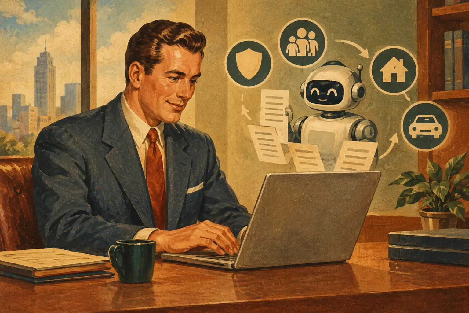 Content automation benefits draudimo brokeriams
