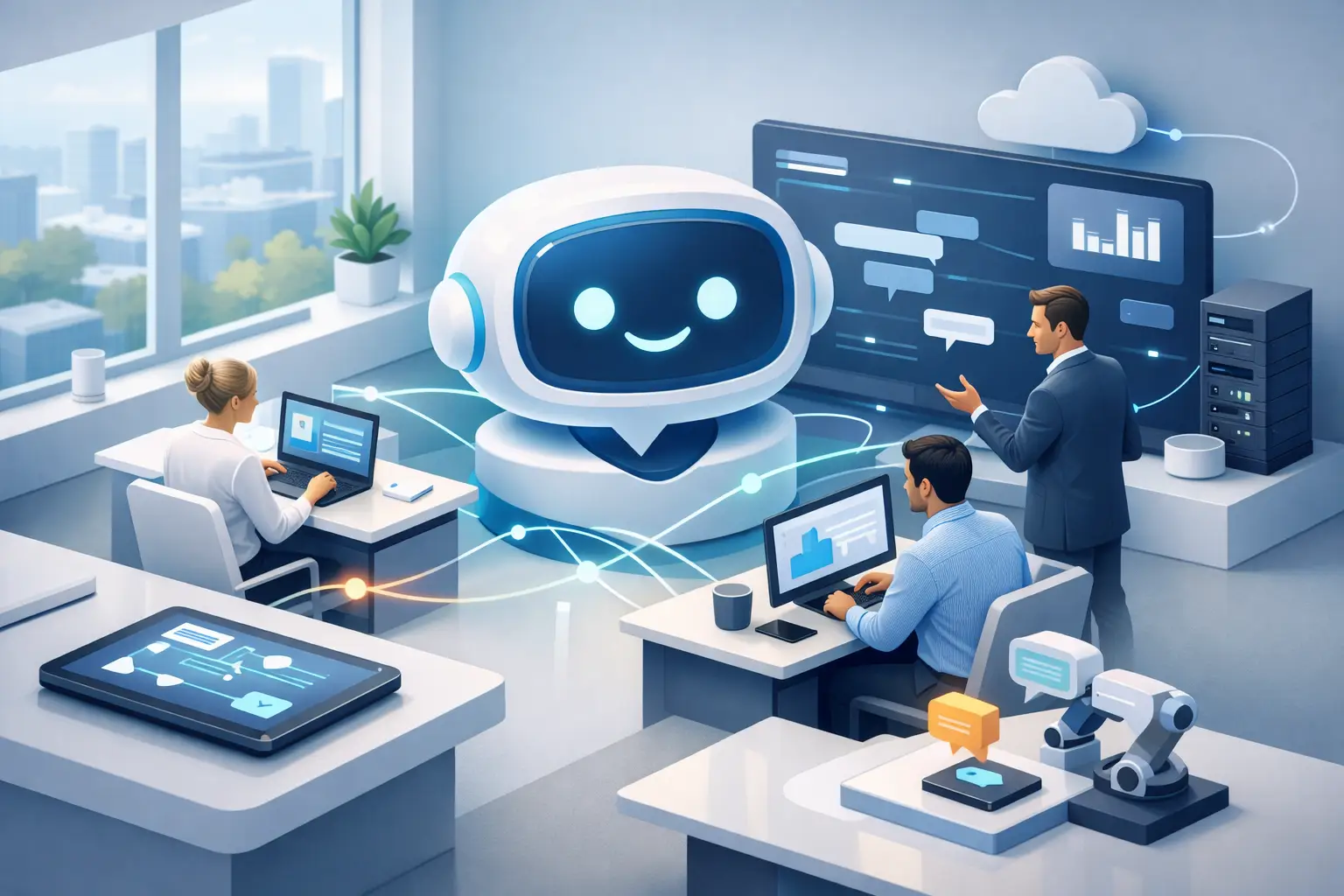 AI chatbot development yrityksen tarpeisiin