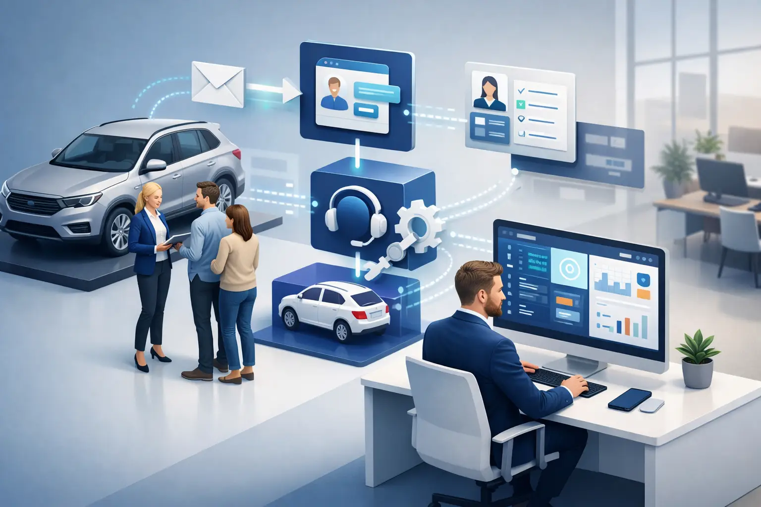 Automotive lead response automation käytännössä