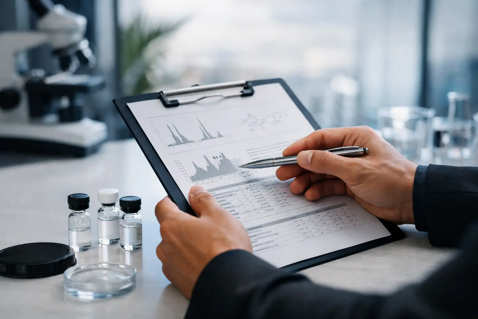 Cómo leer un certificado analítico peptídico