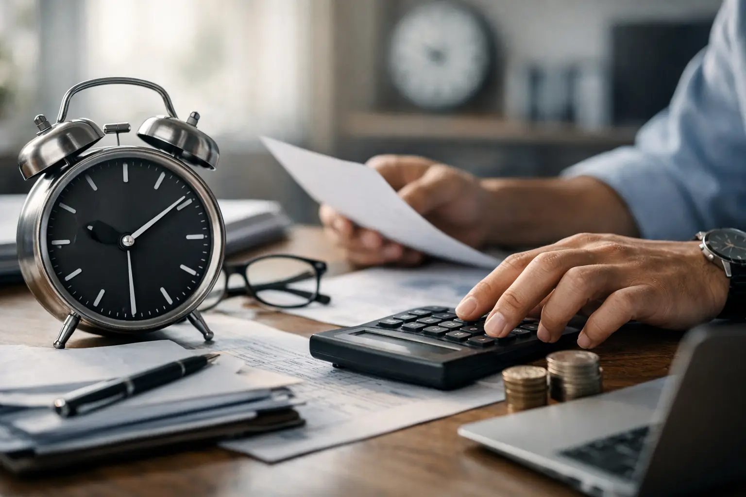 Como calcular horas extras atrasadas corretamente
