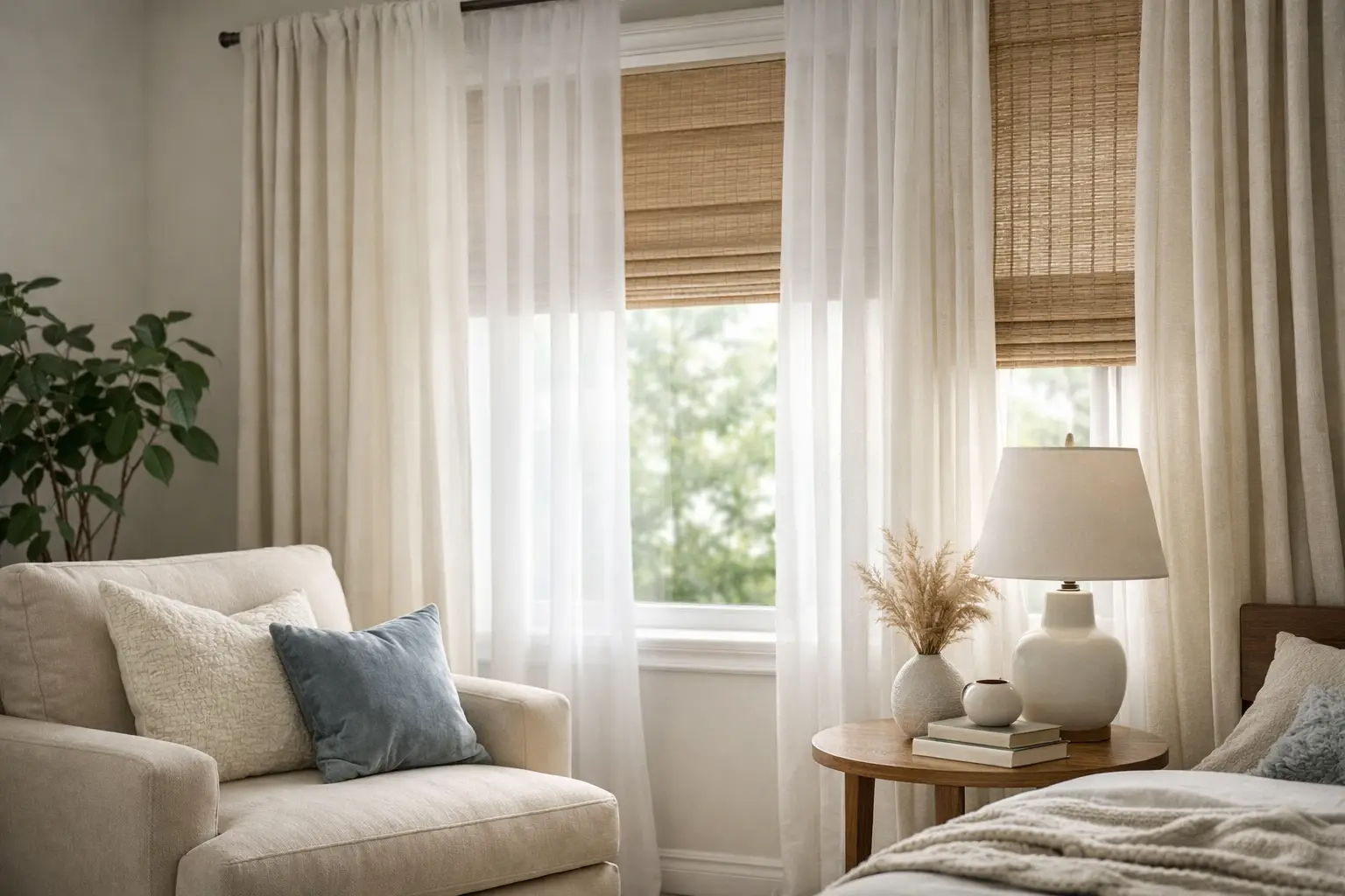 9 Layered Window Treatments Ideas to Try