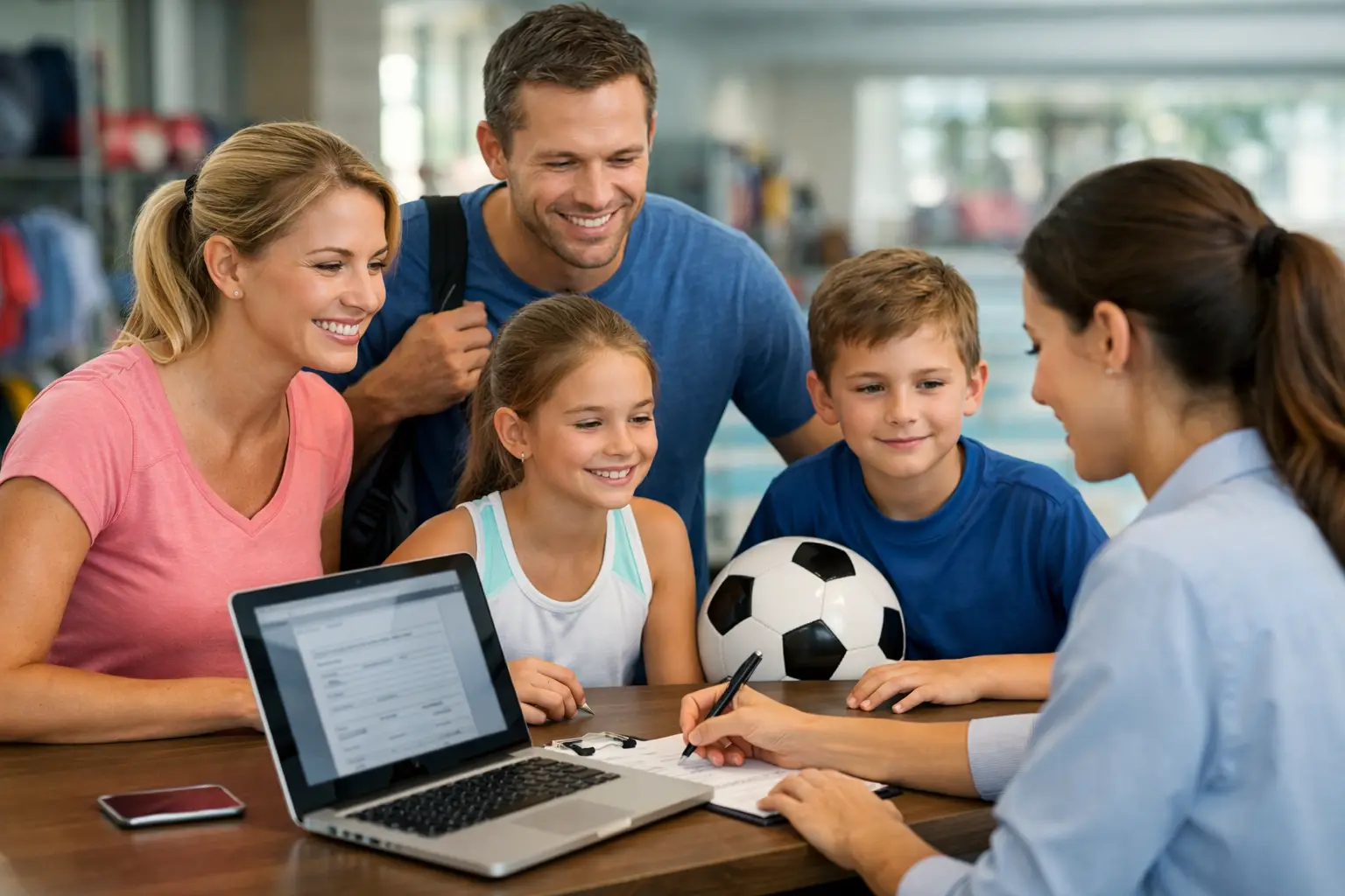 L'inscription familiale en club sportif simplifiée