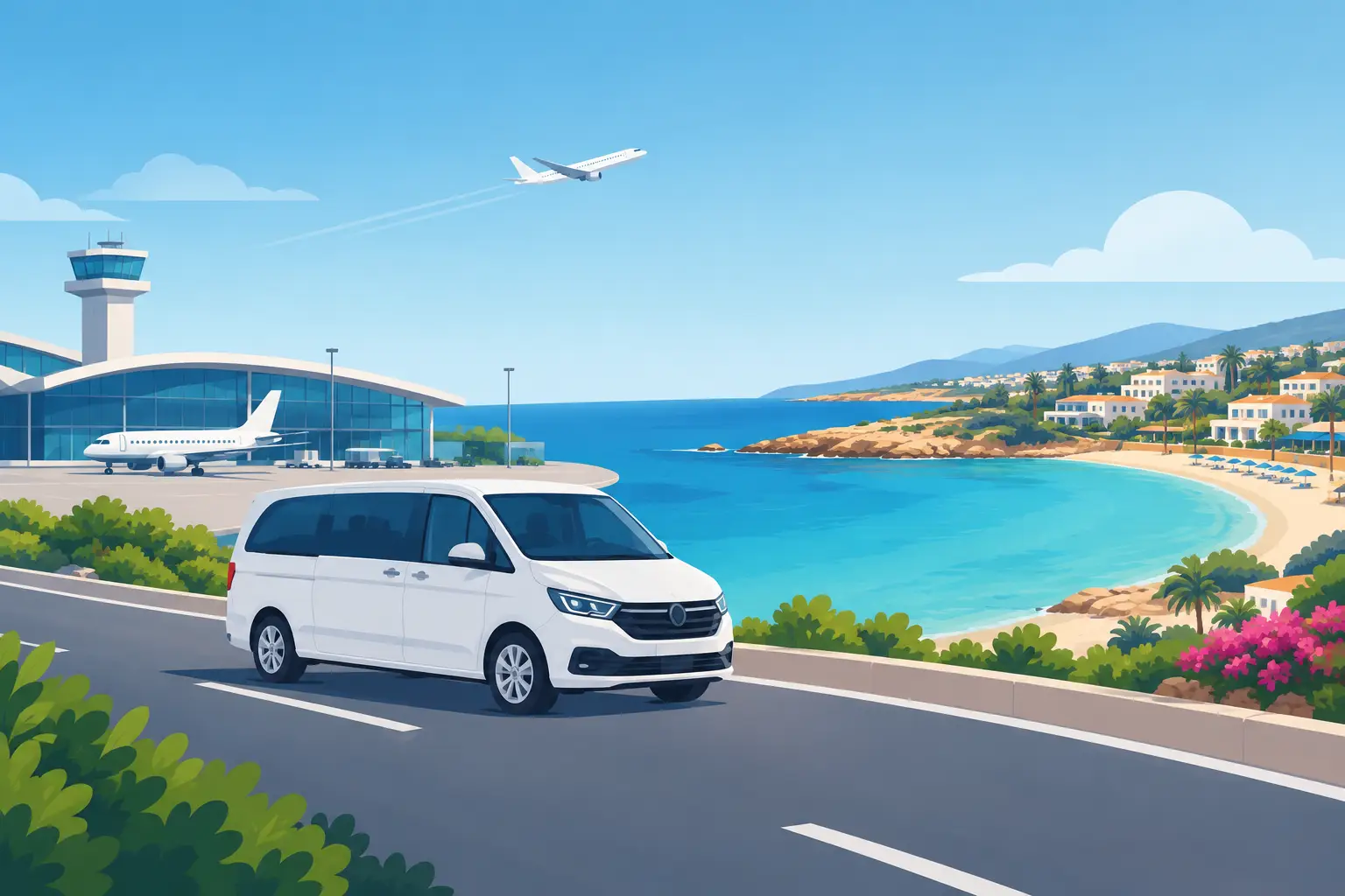 Paphos Airport to Coral Bay Transfer Guide