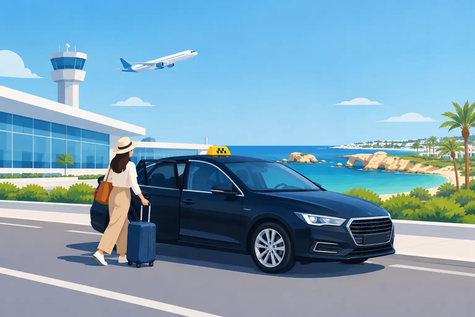 Larnaca Airport to Ayia Napa Taxi Made Simple